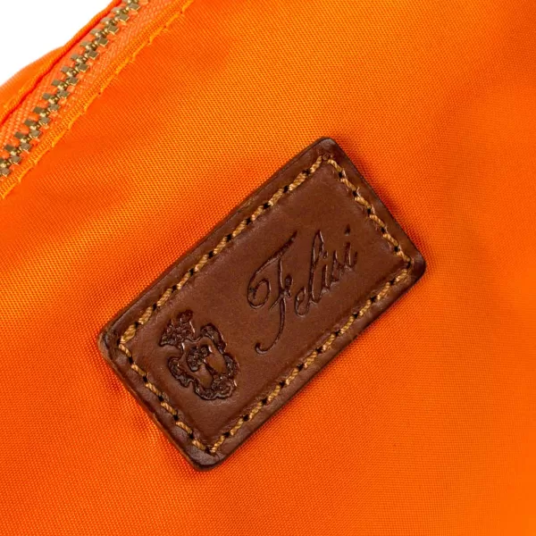 Felisi Case "Collector" Made Of Nylon And Saddle Leather