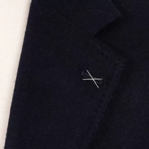 De Petrillo Club Button Jacket Made Of Wool And Cashmere By Drago - Ha