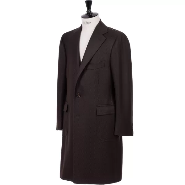 Cesare Attolini Coat "Capodimonte" From Scottish Lambswool And Cashmere - Pure Handwor