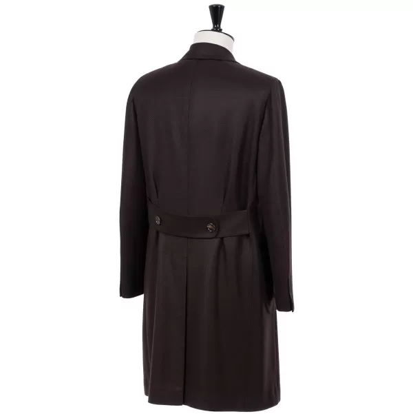 Cesare Attolini Coat "Capodimonte" From Scottish Lambswool And Cashmere - Pure Handwor