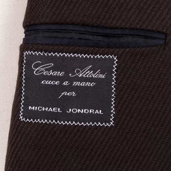 Cesare Attolini Coat "Capodimonte" From Scottish Lambswool And Cashmere - Pure Handwor