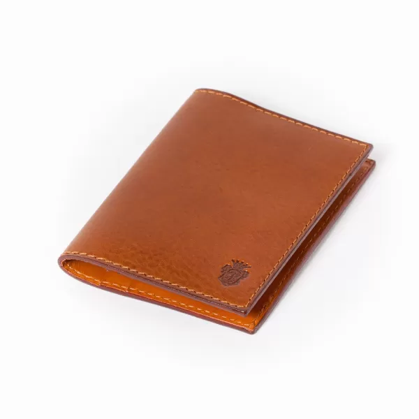 Felisi Cognac-Colored Calfskin Card Case