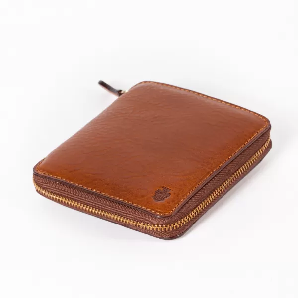 Felisi Cognac-Colored Wallet With Zip