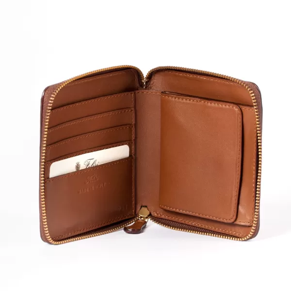 Felisi Cognac-Colored Wallet With Zip