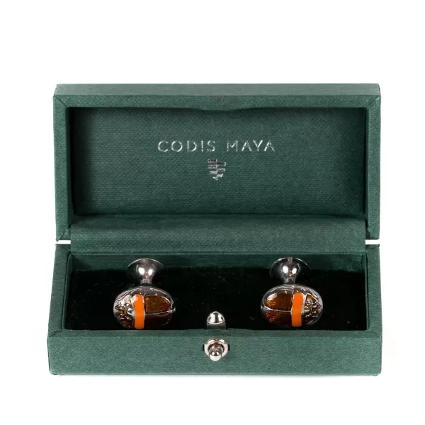 Codis Maya Cufflink "Scarab