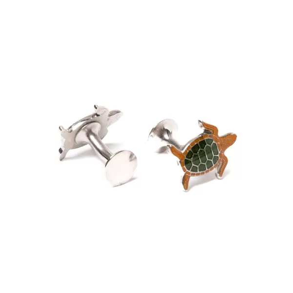 Codis Maya Cufflink "Turtle" - Handmade