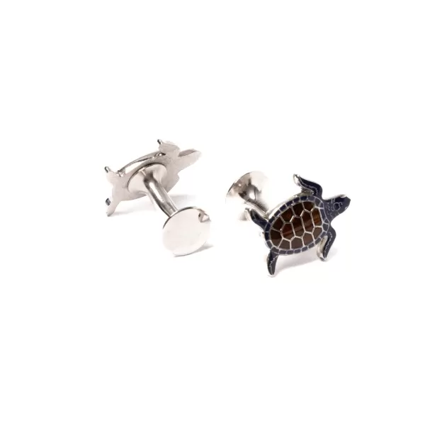 Codis Maya Cufflink "Turtle" - Handmade