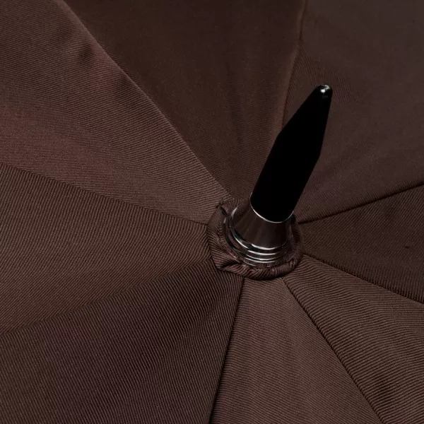 Maglia Dark Brown Sporty Umbrella With Hand-Sewn Leather Handle
