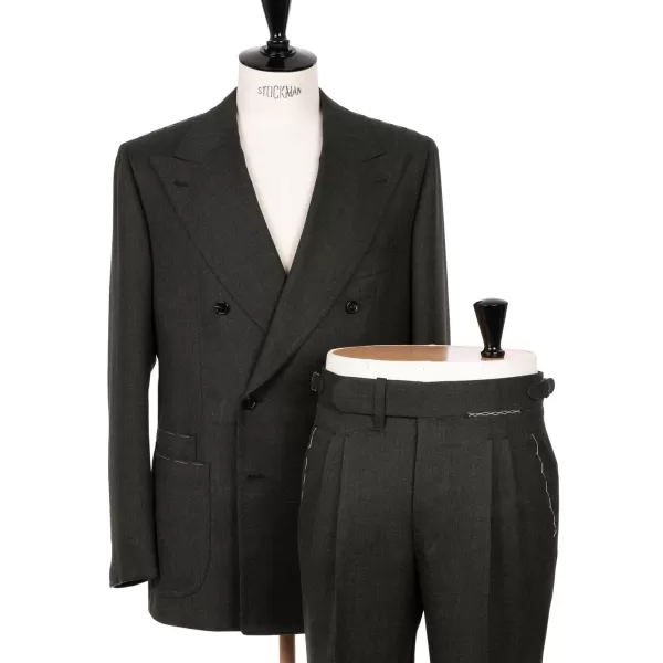 Cesare Attolini Double-Breasted Suit "Nuovo Cavalleria" In Pure Wool - Pure Handmade