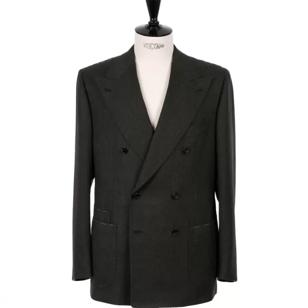 Cesare Attolini Double-Breasted Suit "Nuovo Cavalleria" In Pure Wool - Pure Handmade