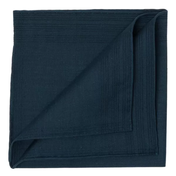 Simonnot-Godard Duras Nuit Pocket Square Made Of Linen And Cotton