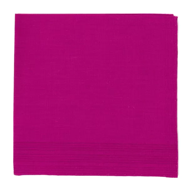 Simonnot-Godard Duras Prune Pocket Square Made Of Linen And Cotton