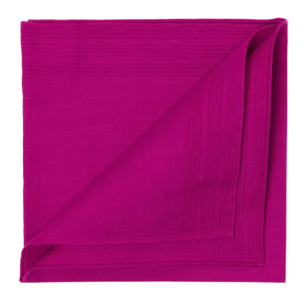Simonnot-Godard Duras Prune Pocket Square Made Of Linen And Cotton