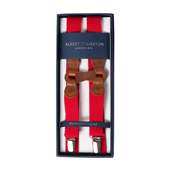 Albert Thurston Elastic Suspenders "Infinity" With Clips