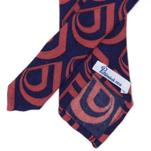 Petronius Exclusive For Michael Jondral: Tie "Milano 1972 Astratto" In Pure Cash