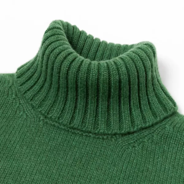 Fedeli Exclusive To Michael Jondral: Green Scottish 4-Ply Cashmere Turtleneck