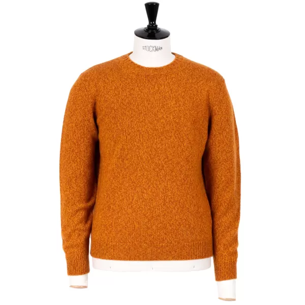 Fedeli Exclusive To Michael Jondral: Orange Scottish 3-Ply Mouline Cashmere S