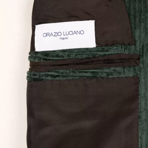 Orazio Luciano Exclusively For Michael Jondral: Jacket "Autunno Foresta" Made Of Wash