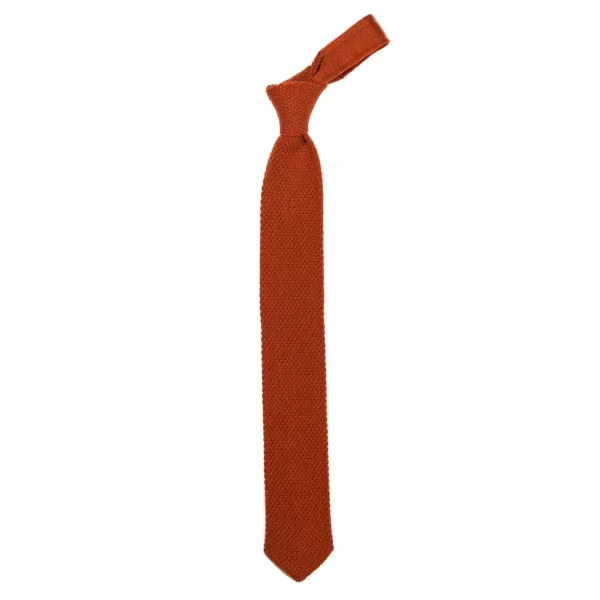 Petronius Exclusively For Michael Jondral: Knitted Tie "Crochet" Made Of Pure Ca