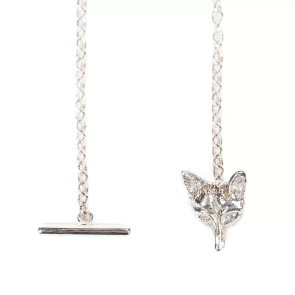 Fox Brothers Exclusively For Michael Jondral: "Lapel Chain" - "The Fox" Made Of Sterling Silver