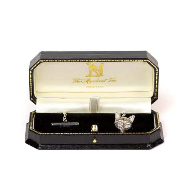 Fox Brothers Exclusively For Michael Jondral: "Lapel Chain" - "The Fox" Made Of Sterling Silver