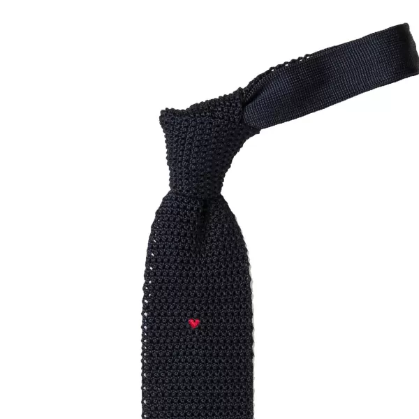 Petronius Exclusively For Michael Jondral: Knit Tie "Cuore" Made Of Pu