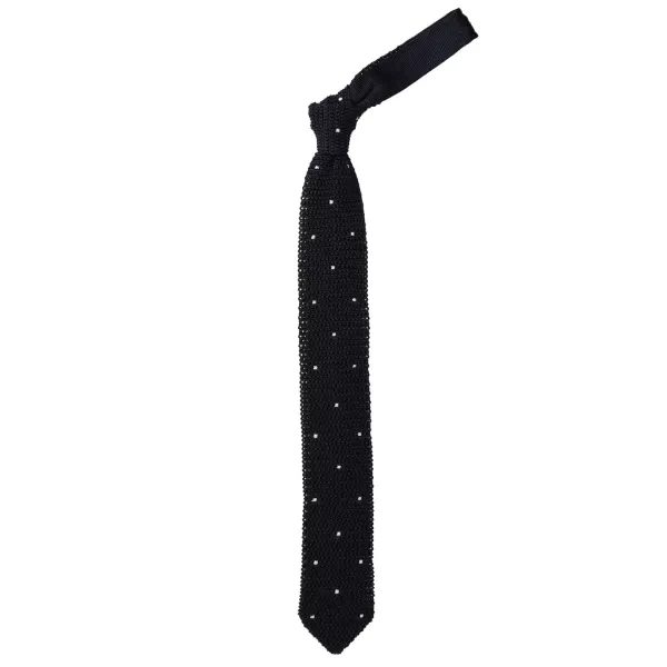 Petronius Exclusively For Michael Jondral: Knit Tie "Pois" Made Of Pur