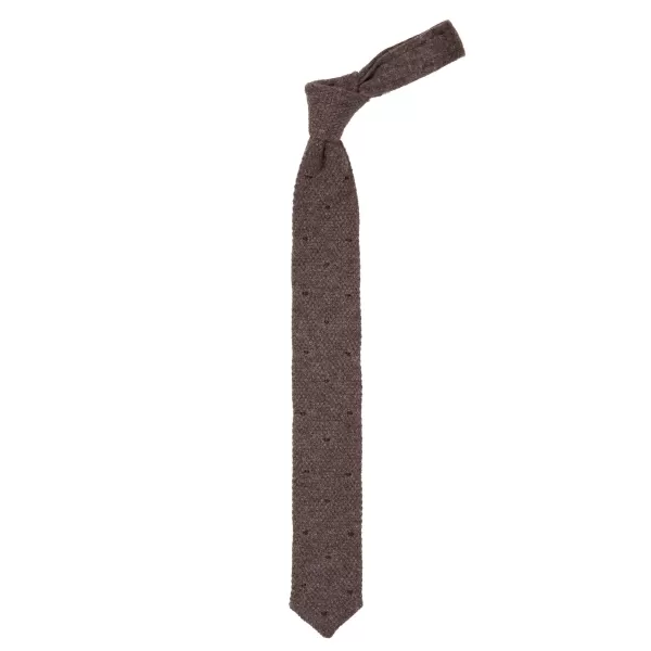 Petronius Exclusively For Michael Jondral: Knitted Tie "Punti Cuciti"