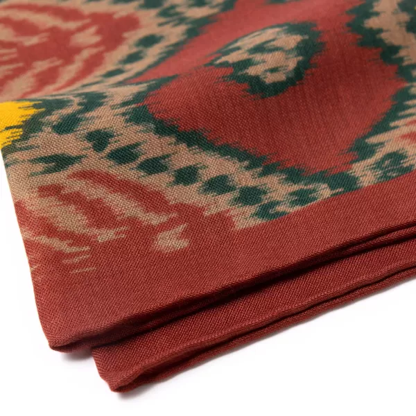 Anderson u0026 Sheppard Exclusively For Michael Jondral: Pocket Square "Colored Ikat" Made Of