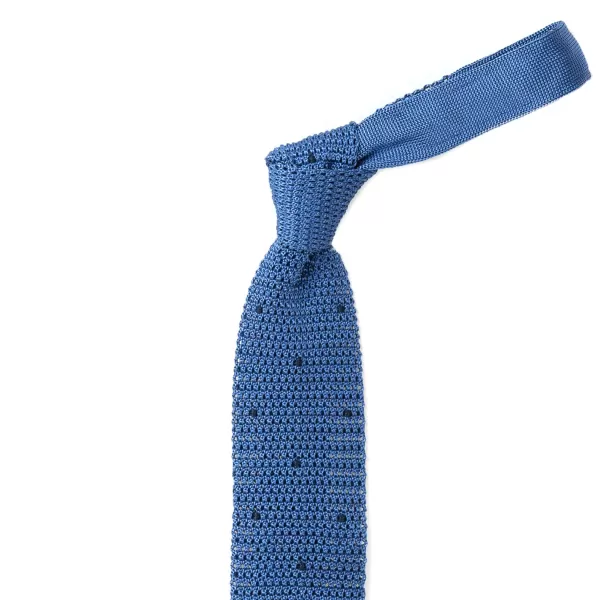 Petronius Exclusively For Michael Jondral: "Pois" Knitted Tie Made Of Pure Silk