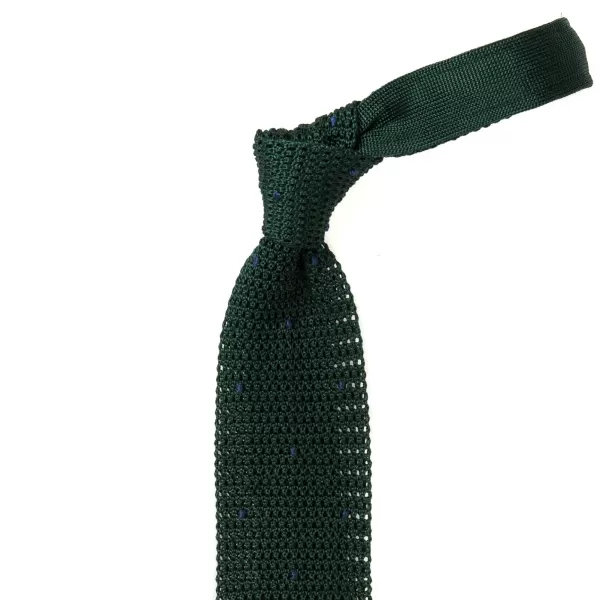 Petronius Exclusively For Michael Jondral: "Pois" Knitted Tie Made Of Pure Silk