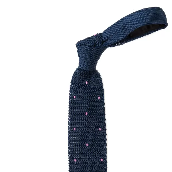 Petronius Exclusively For Michael Jondral: "Pois" Knitted Tie Made Of Pure Silk