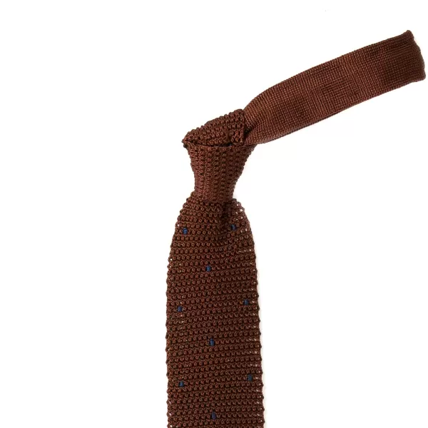Petronius Exclusively For Michael Jondral: "Pois" Knitted Tie Made Of Pure Silk