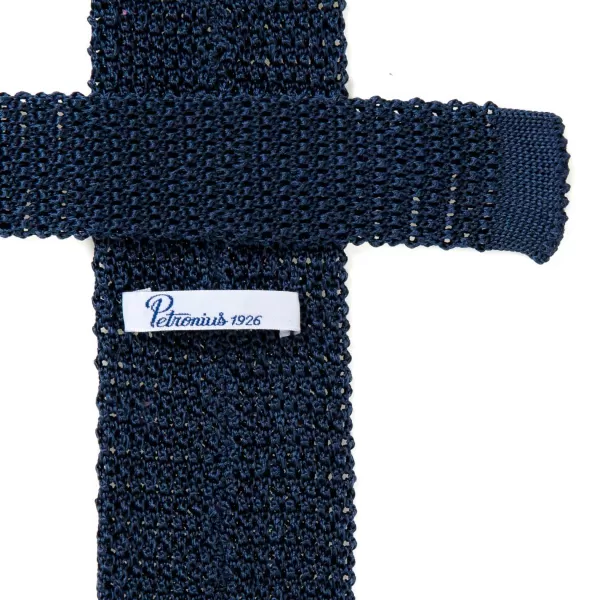 Petronius Exclusively For Michael Jondral: "Pois" Knitted Tie Made Of Pure Silk