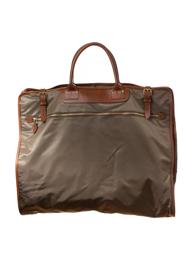 Felisi Garment Bag "Traveller" Made Of Nylon And Saddle Leather