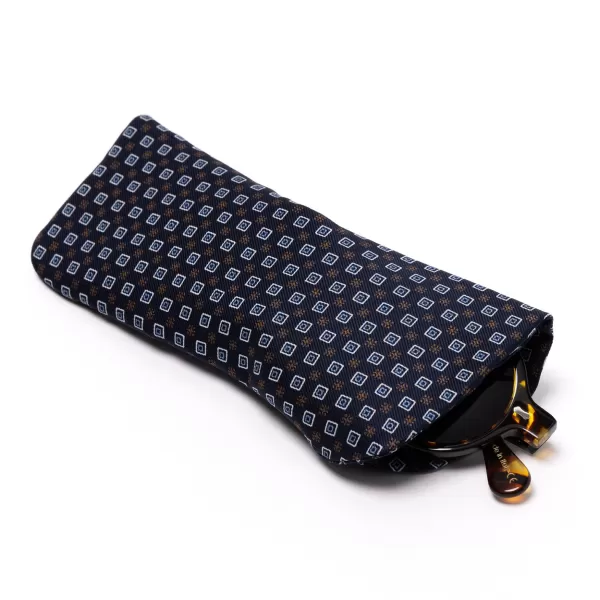 E. Marinella Glasses Case "Silk Case" Made Of Printed Silk - Purely Handcrafted