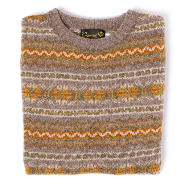 Glenugie Exclusive X Mj: Pure Wool "Fairisle Roundneck Jumper" Sweater