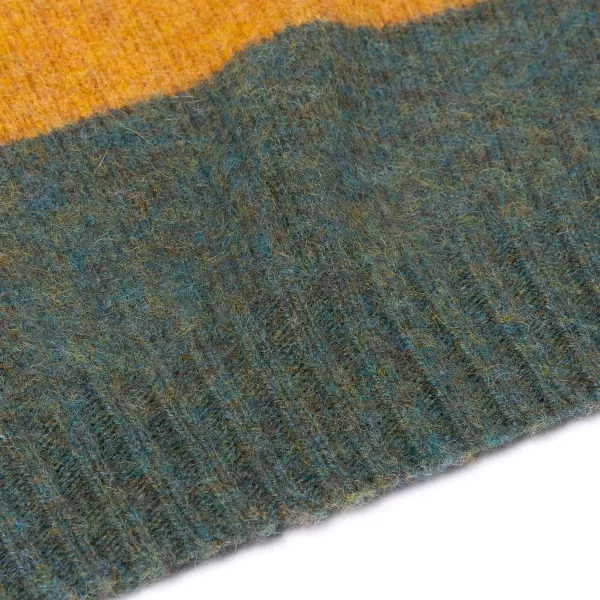 Glenugie Exclusive X Mj: Pure Wool Sweater "College Stripe Jumper" - C