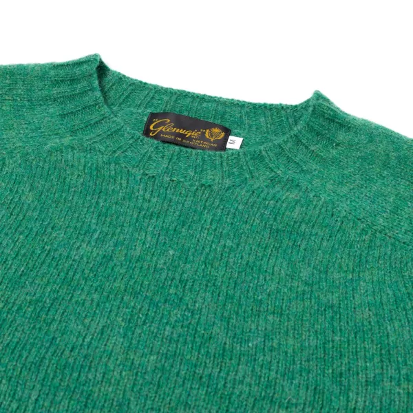 Glenugie X Mj: Pure Wool Round Jumper Sweater - Pure Soft Shetland