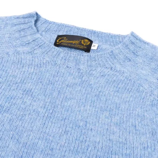 Glenugie X Mj: Pure Wool Round Jumper Sweater - Pure Soft Shetland