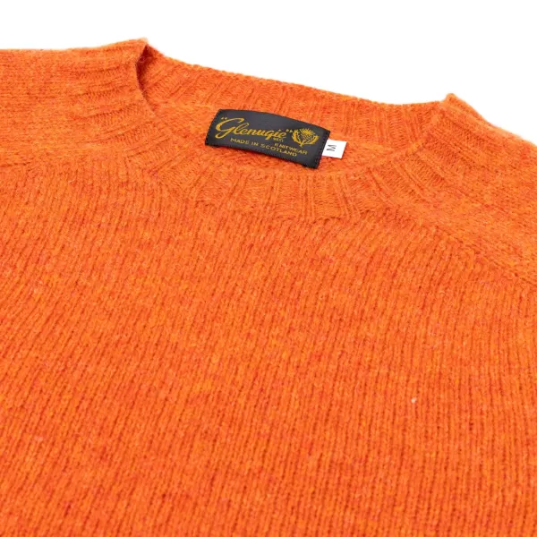 Glenugie X Mj: Pure Wool Round Jumper Sweater - Pure Soft Shetland