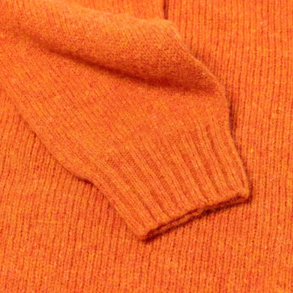 Glenugie X Mj: Pure Wool Round Jumper Sweater - Pure Soft Shetland
