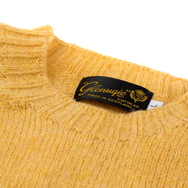 Glenugie X Mj: Sweater "Round Jumper" Made Of Pure Wool - Pure Soft Sh