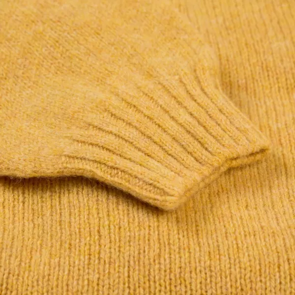 Glenugie X Mj: Sweater "Round Jumper" Made Of Pure Wool - Pure Soft Sh
