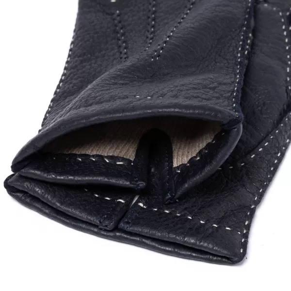 Thomas Riemer Wien Glove "Auersperg" Peccary Leather With Cashmere Lining - Hand Sewn