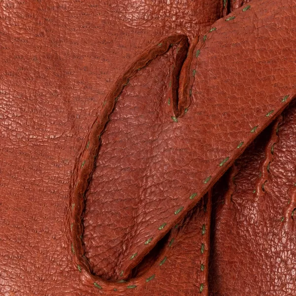 Thomas Riemer Wien Gloves "Auerberg" Made Of Peccary Leather With Cashmere Lining - Hand