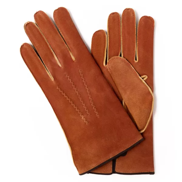 Thomas Riemer Wien Gloves "Belvedere" Made Of Deerskin With Cashmere Lining - Hand Sewn