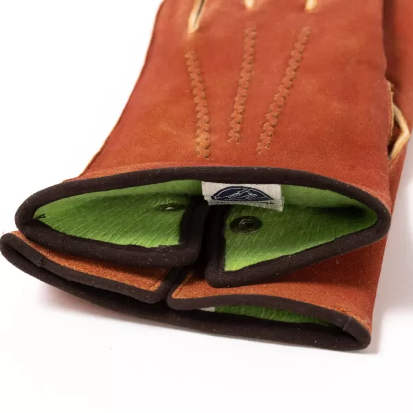 Thomas Riemer Wien Gloves "Belvedere" Made Of Deerskin With Cashmere Lining - Hand Sewn