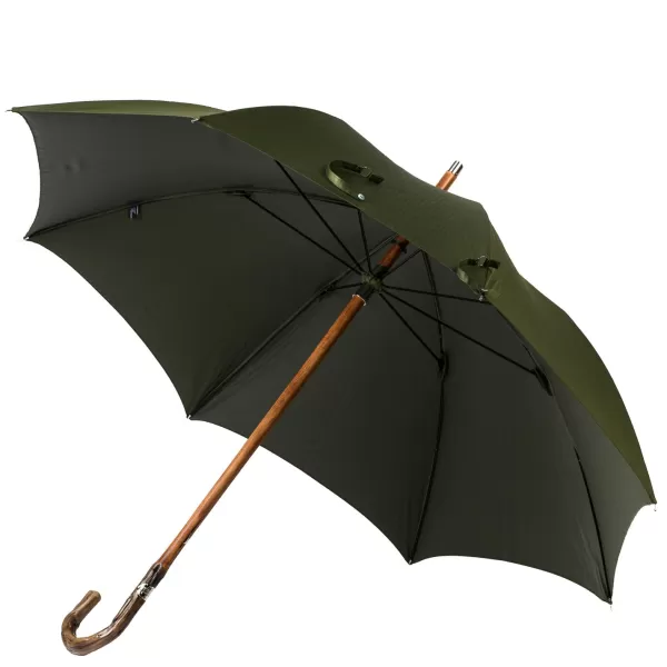 Maglia Green Stick Umbrella "Lord" With Handle Made Of Broom Root Wood - Pure