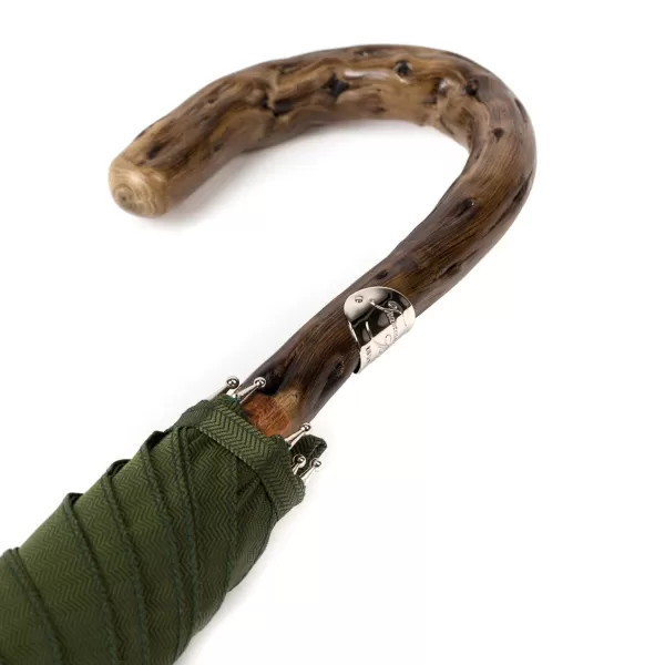 Maglia Green Stick Umbrella "Lord" With Handle Made Of Broom Root Wood - Pure